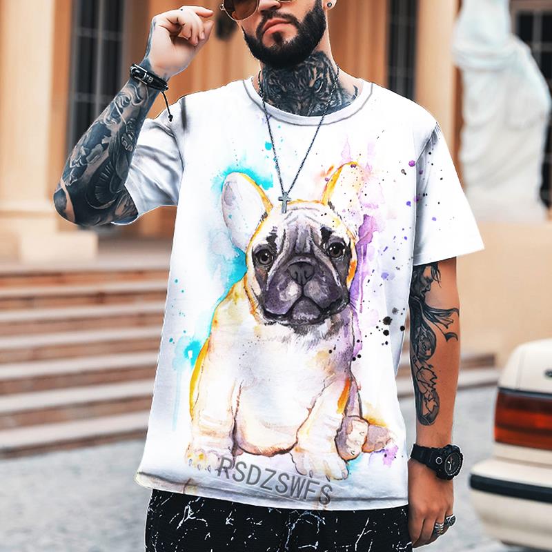 XSIDE T-shirt Pour Hommes En Jersey à Col Rond Et Bloc De Couleurs -S5IL35Z8-YRN - S5IL35Z8-YRN