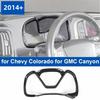 Carbon Fiber Inner Dash Trument Box Cover Trim for Chevrolet  GMC-CANYON 14+