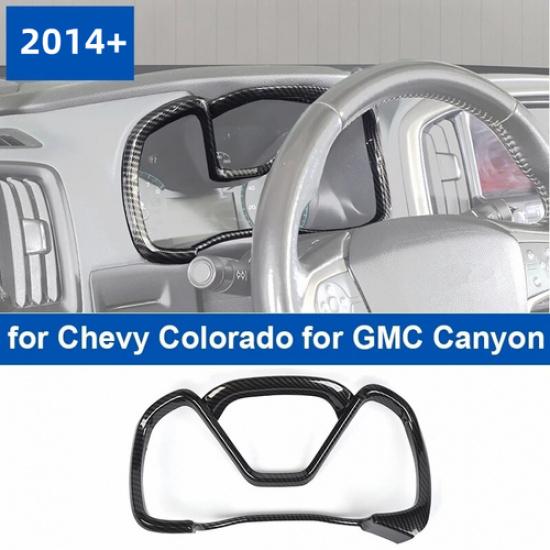 Carbon Fiber Inner Dash Trument Box Cover Trim for Chevrolet  GMC-CANYON 14+
