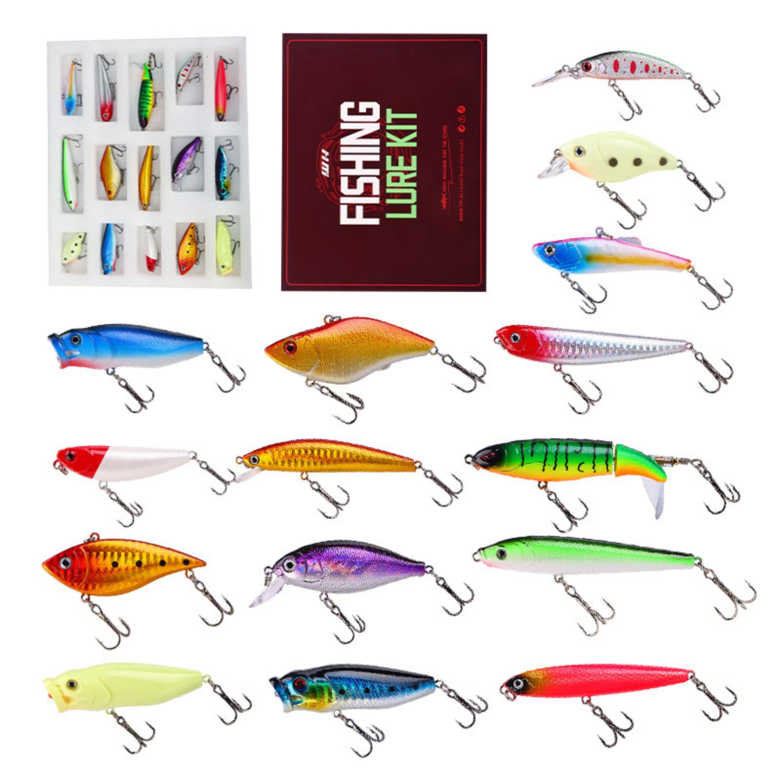 

Подарочный набор рыболовных снастей, Рыболовные снасти, Рождественский набор, Рыболовные снасти, Рождественский подарок для взрослых мужчин, подростков, мальчиков, 15 штук One Size красный