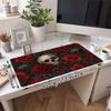 1PC Skull Roses Large Durable Mouse Pad Suitable for Office Desks, Gaming Desktops.Non-Slip Back P69