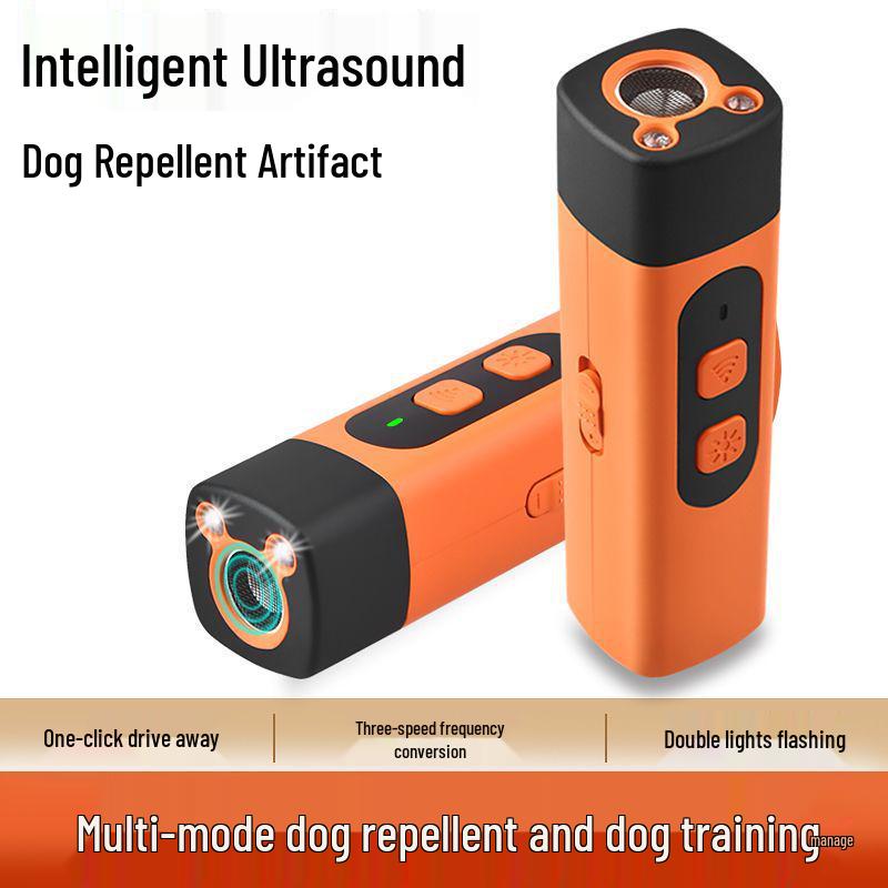Ultrasonic Dog Repellent & Training Device - Anti-Barking, Portable Outdoor Self-Defense Tool