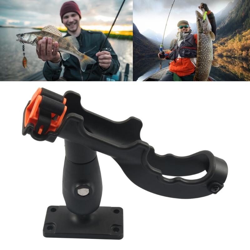 Universeller Angelrutenhalter mit 360°-Drehung, einstellbaren Winkeln, Yachten, Angelruten-Feststellhalter, Montagehalterung