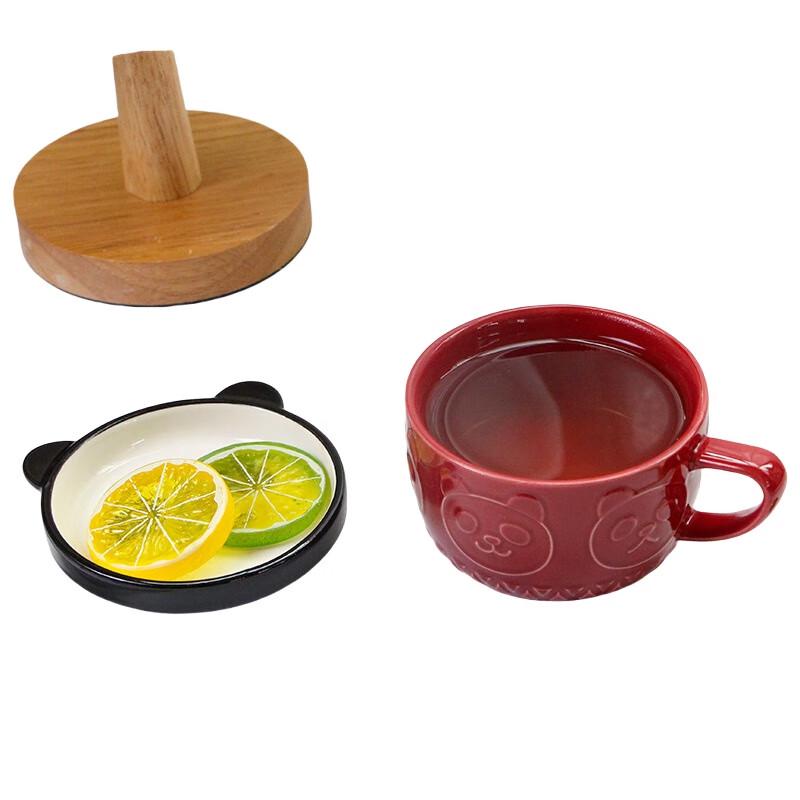 Cartoon Panda Plastic Drinking Cup