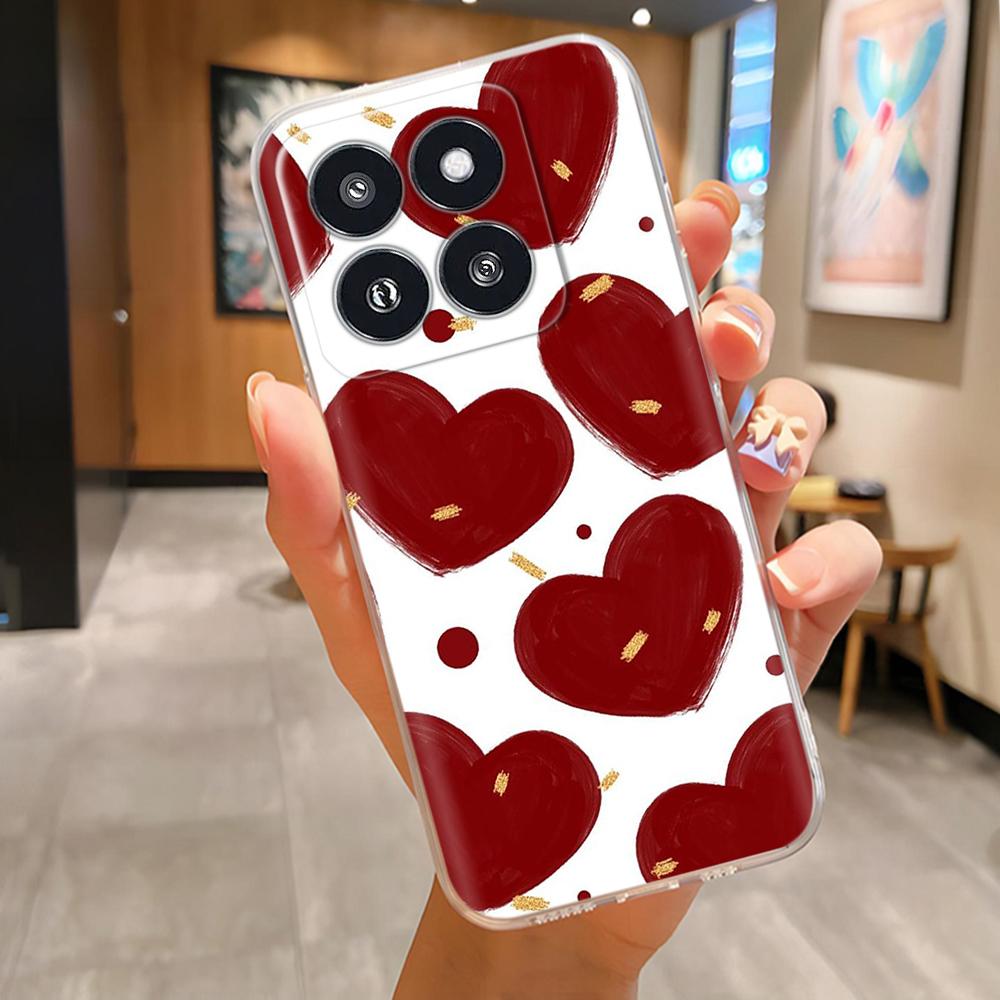 For Xiaomi 14 Pro Case Clear Creative Soft Silicone Phone Cases For Xiaomi 14 Mi 14 Mi14 Back Cover For Xiaomi Mi14 Pro Shells