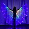 Κοστούμι Elf LED Luminous Butterfly Wings - Χρυσό φθορίζον μανδύα για παιδιά και ενήλικες, ιδανικό για σκηνικές παραστάσεις