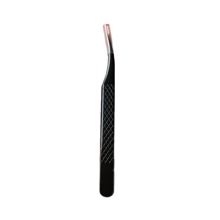 Gold Feather Mini Eyelash Extension Tweezers Set for Lash Artists