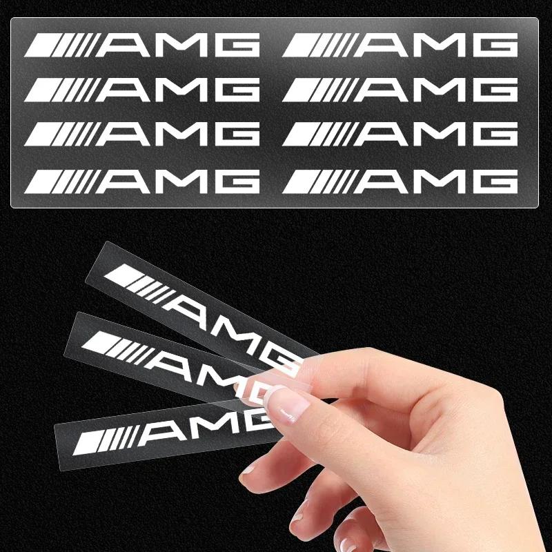 Car Logo Stickers Door Side Window Body Universal Decal For Mercedes Benz AMG GLA W176 CLK W209 W202 W220 W204 W203 W210 GLC