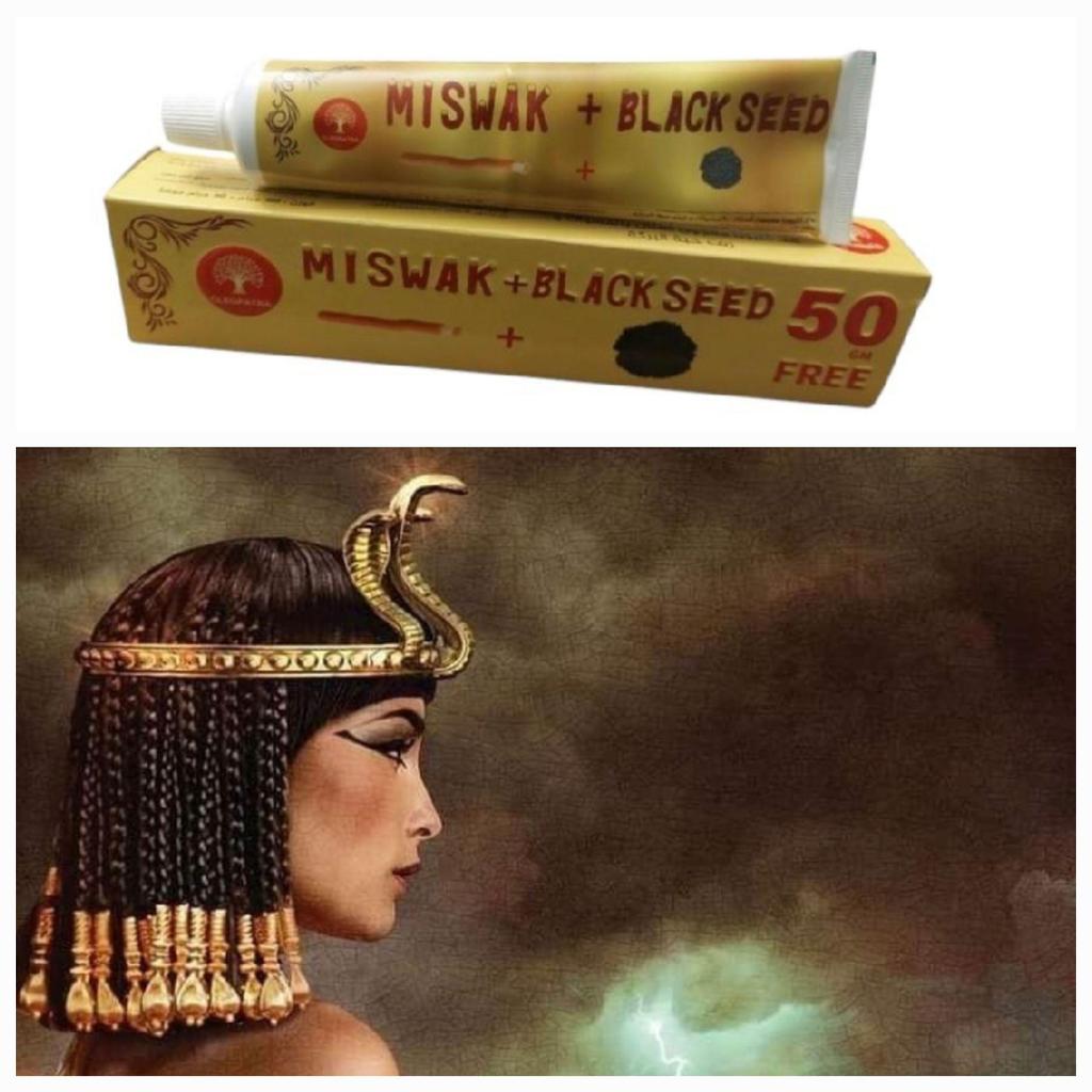 MISWAK Pastă de dinți Cu Miswak & Ulei de semințe negre 100g + 50 g GRATIS - Halla Cleopa