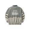 Anta Color-Block Stand Collar Woven Sports Jacket Grey Green Color-Block Unisex 152538602-3