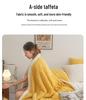 Lambswool & Taffeta Plush Multicolor Blanket - Ideal for Office, Autumn, Winter & All Seasons