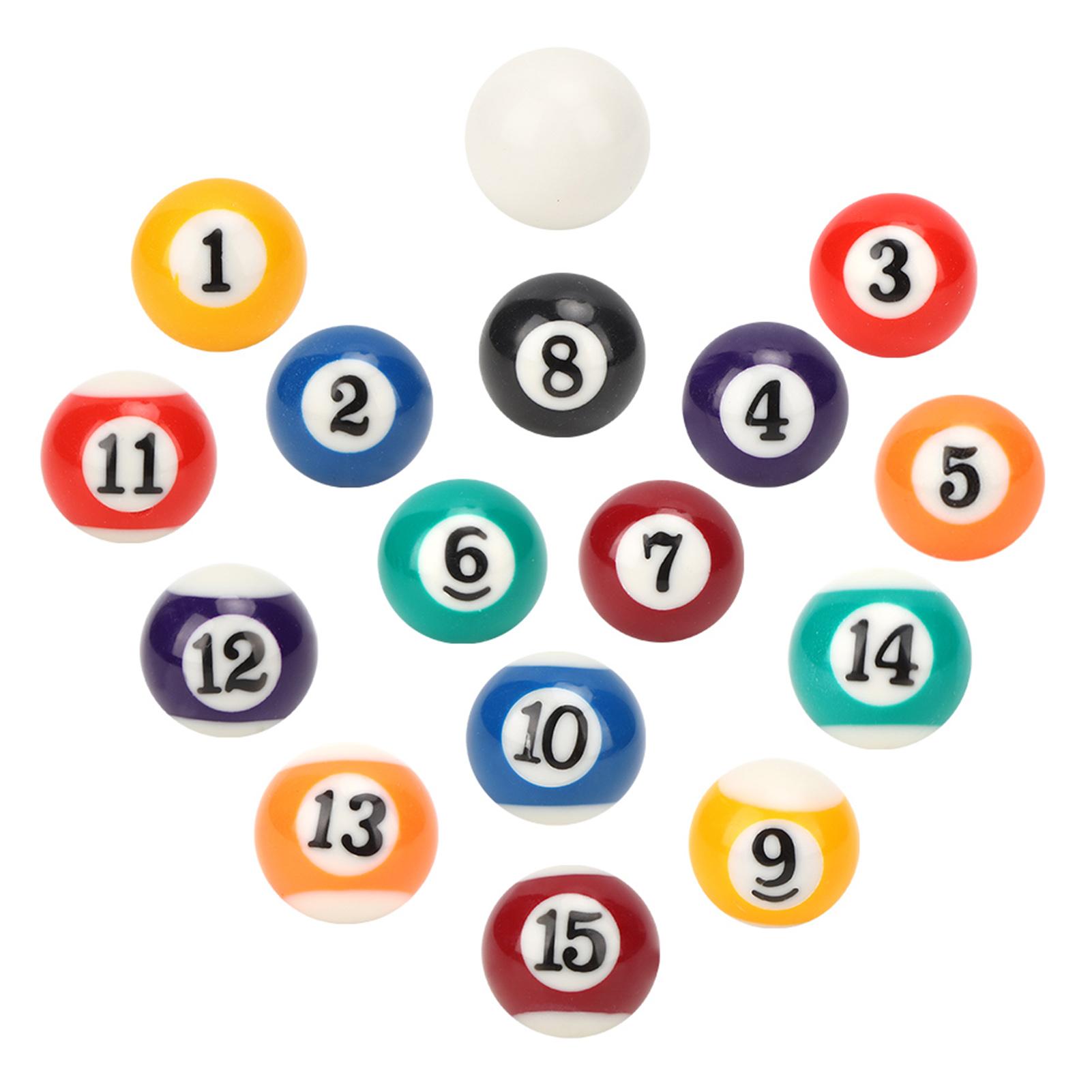 Eco‑ friendly Resin Mini 2.5CM Children Billiard Ball  Pool Table Accesssory Billiard Table Accesssory