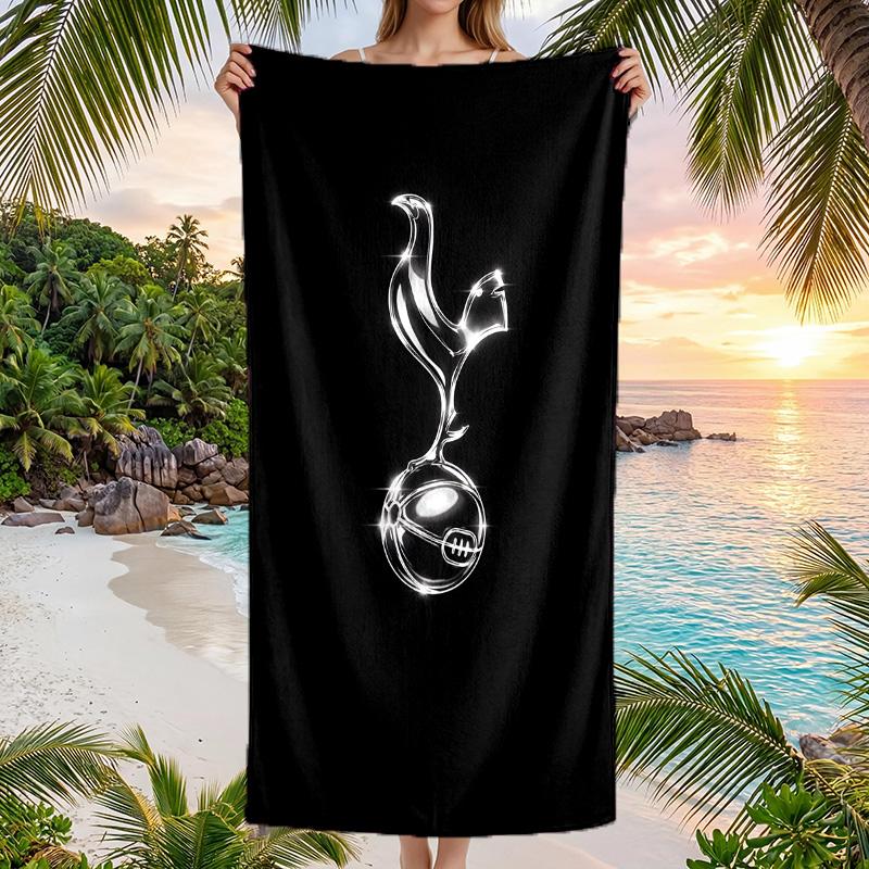 Asciugamano da Spiaggia Tottenham Hotspur Morbido Microfibra Asciugamano Estivo Asciugatura Rapida Assorbente per Spiaggia Piscina Viaggio