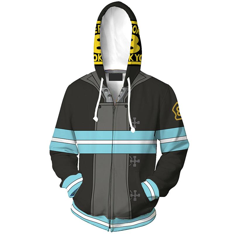 

Аниме Энн Энн Но Сёботай Пламя Силы Толстовка Куртка Костюмы Пальто XL