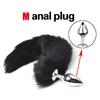 BDSM Fox tail anal plug animal tail butt plug role-playing sex games men and women sex toys