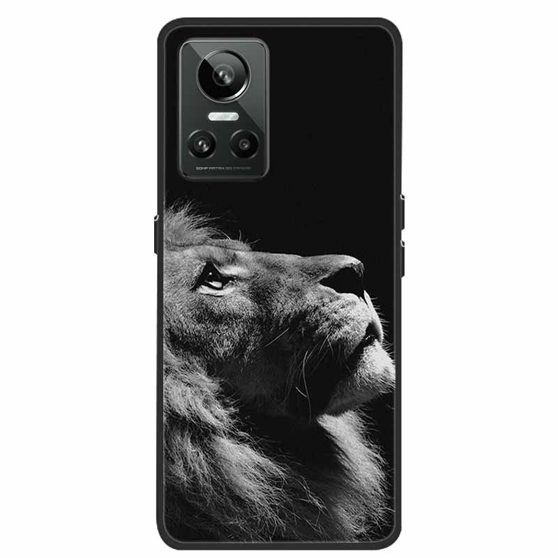 Mobilskal För Realme GT Neo3 Fodral Svart Silikon Mjuk Baksida För Realme GT Neo 3 Mobilskal Fodral RealmeGT G T Neo 3 Coque