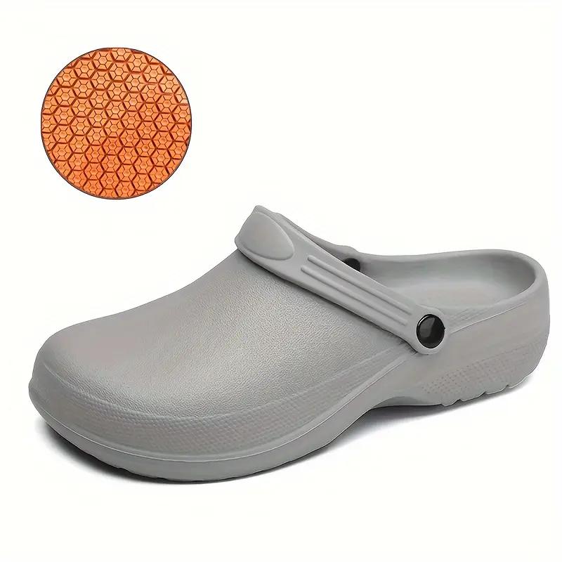 Unisex EVA Clogs, Comfortable, Durable, Non-Slip, Oil-Resistant, Waterproof, Professional Chef & Nurse Work Shoes, Casual Style, Kitchen Shoes