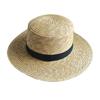 Foreign Trade Europe And The United States Summer Women'S Straw Big Eaves Wide Eaves Shading Travel Vacation Panama Flat Top Top Hat Versatile