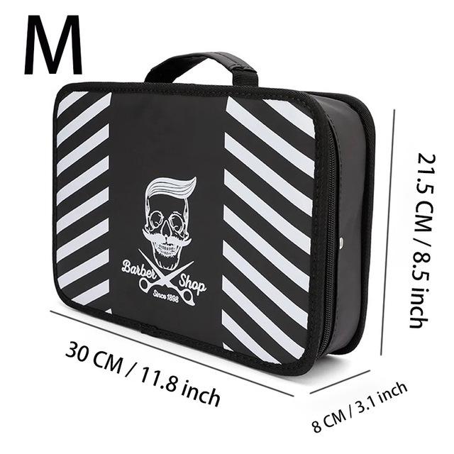 Portable Multifunctional Barber Tool Bag with Electric Clippers Storage