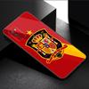 Pouzdro na telefon se španělskými státními vlajkami pro Samsung Galaxy A01 A03 Core A04 E A02 A05 A10 A20 A21 A30 A50 S A6 A8 + A7 2018 černé