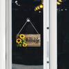 Wooden Welcome Sign, Sunflowers Decor, Waterproof And Durable Hanging Welcome Sign, for Home Indoor Outdoor Entrance Walls And Garden