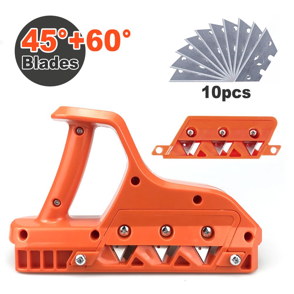 Plasterboard Quick Cutter Gypsum Board Hand Plane Drywall Edge Chamfer Woodworking Cutting Tool 45 ° 60 ° Trimmer Hand Tool