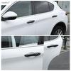 Chrome Carbon Fiber Accessories For Alfa Romeo Giulia 2016 -  Door Handle Bowl Frame Fuel Oil Tank Cap Decoration Cover Trim