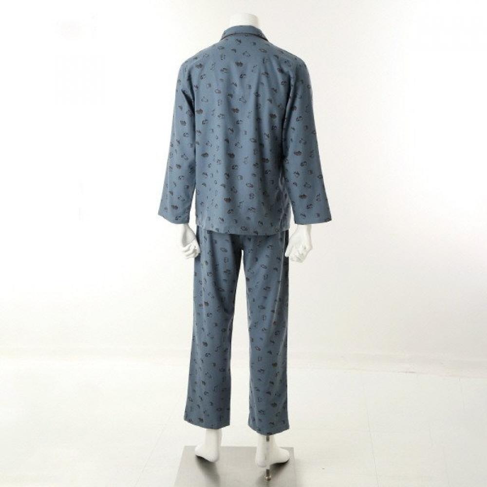 Venus Warm Cotton Fleece Cat Print Couple Pajama Set Vpa4552w