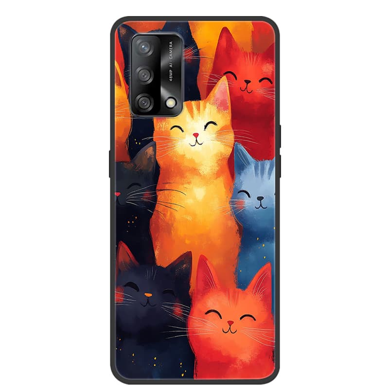 For Oppo A74 4G Case CHP2219 Funda Soft Silicone Cartoon Phone Case For Oppo A74 5G OppoA74 A 74 Cover Fundas Bumper Coque Capas