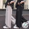 Boys' Pants Summer Thin Ice Silk Wide-Leg Pants Children's Long Pants Big Kids Casual Anti-Mosquito Pants Trendy Summer Wear