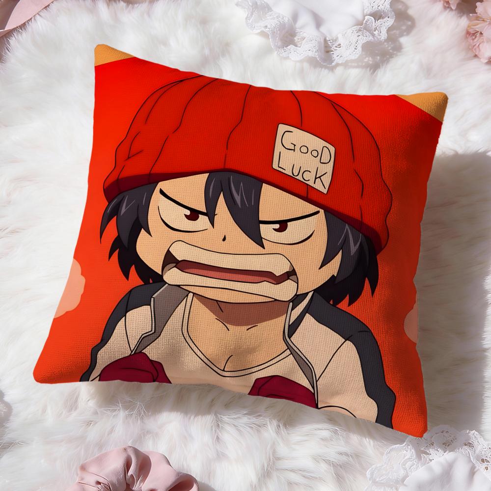 Undead Unluck anime Cushion Cover Premium Comfort Reversible Pillow Cove -Two in One Design for Any Room & Car Interior