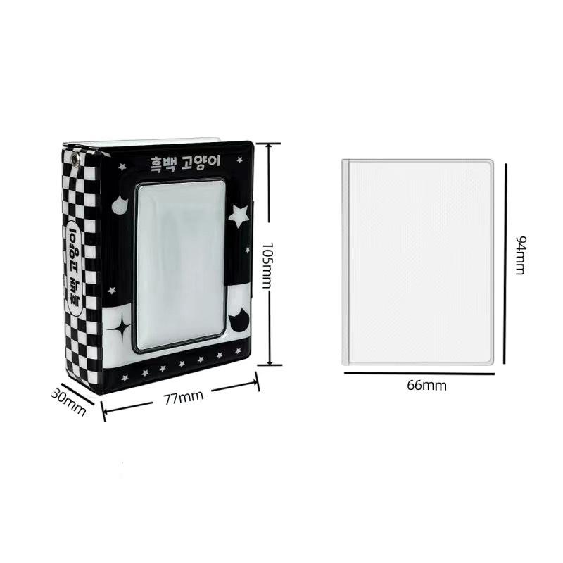 Ezme Listesi Fotoğraf Küçük Kart Çantası Mini Albüm 3-3.5 Ünlü Albümü Kart Kitabı Ünlü Anime Küçük Kart Saklama İçin Uygun