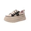 Thick-soled mesh lightweight fashion casual shoes women's 2025 summer new soft-soled sports shoes muffin bottom heightening dad shoes