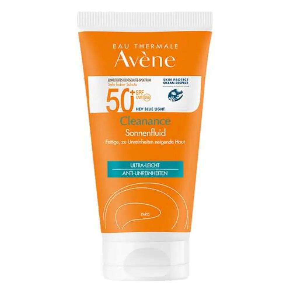 Avene Cleanance Солнцезащитный флюид SPF50+, 50 мл