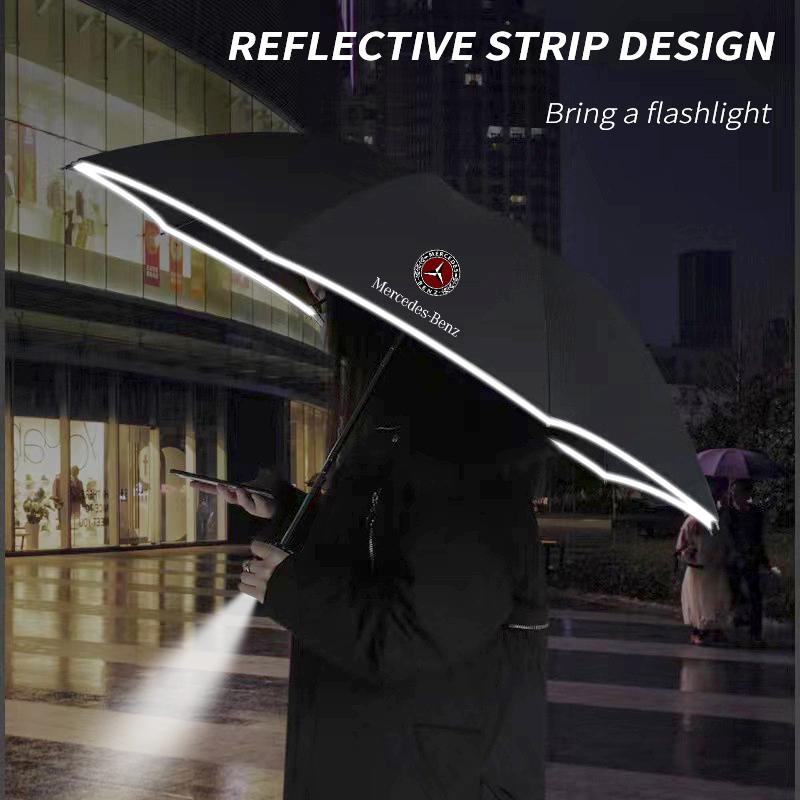 Mercedes Benz A B C E S Class AMG GLA GLB GLC GLE CLA CLS SLC GLS GLK SLK Vito Car Automatic Folding Windproof Sunshade Umbrella IFF2