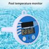 Digital Floating Pool Thermometer Solar Power Waterproof Thermometer LCD Digital Display Pool Temperature Measurement Device