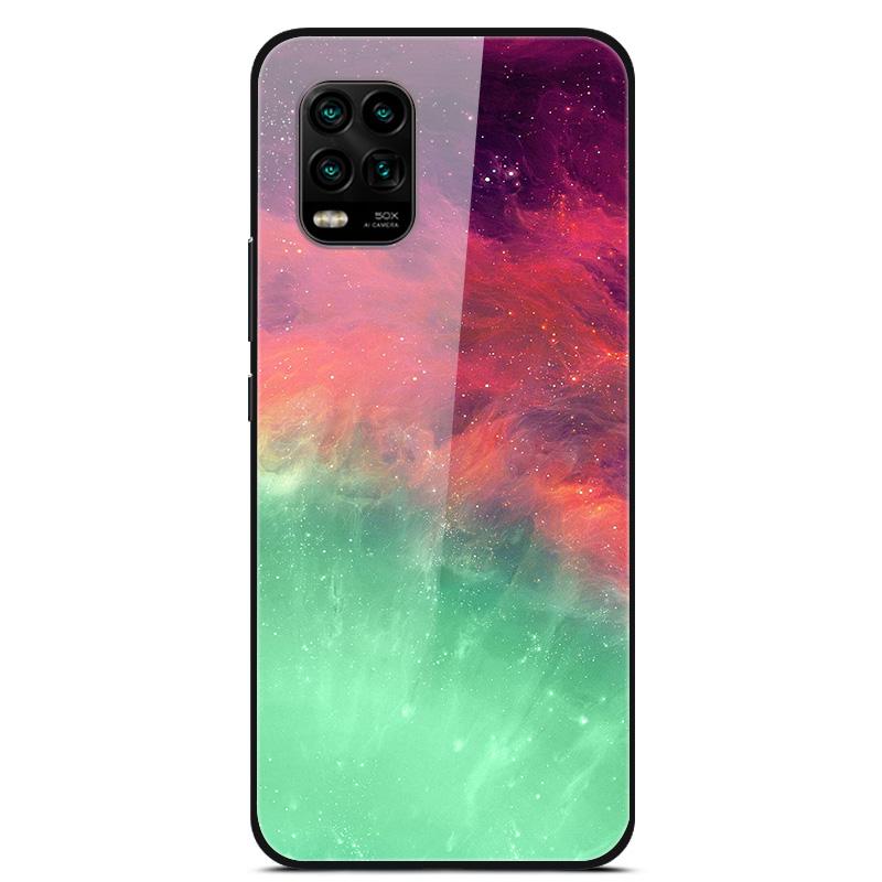 For Xiaomi Mi 10 Lite 5G Case Tempered Glass Hard Back Cover For Xiaomi Mi 10 10T Lite Pro Case Fundas For Xiaomi Mi10 Lite Capa