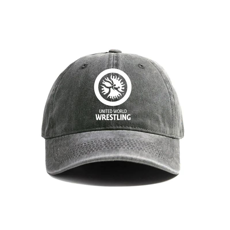 United World Wrestling Baseball Caps Distressed UWW Hats Cap Men Women Retro Outdoor Adjustable Hats Dad Gift