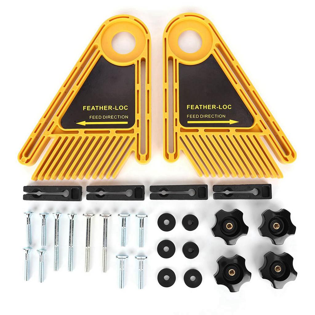 Feather Board Tables Saws Miter Gauge Slot  Woodworking Power Tool Accessories Yellow