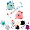 Adorável Pelúcia Unicórnio Reversível Flip Brinquedo de Pelúcia Animal Macio Ideal Para Crianças