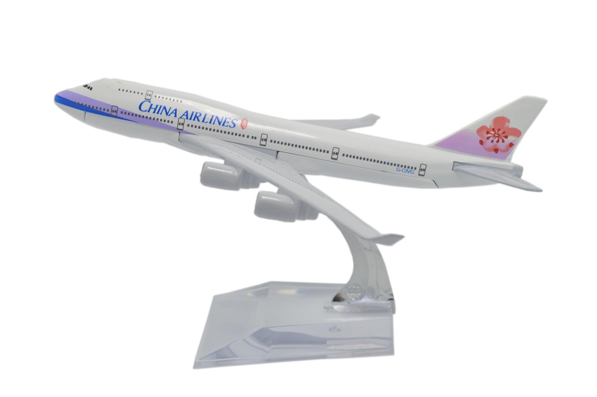

TANG DYNASTY 16cm Taiwan China Airlines Boeing B747 Alloy Airplane Model Toy 1/400