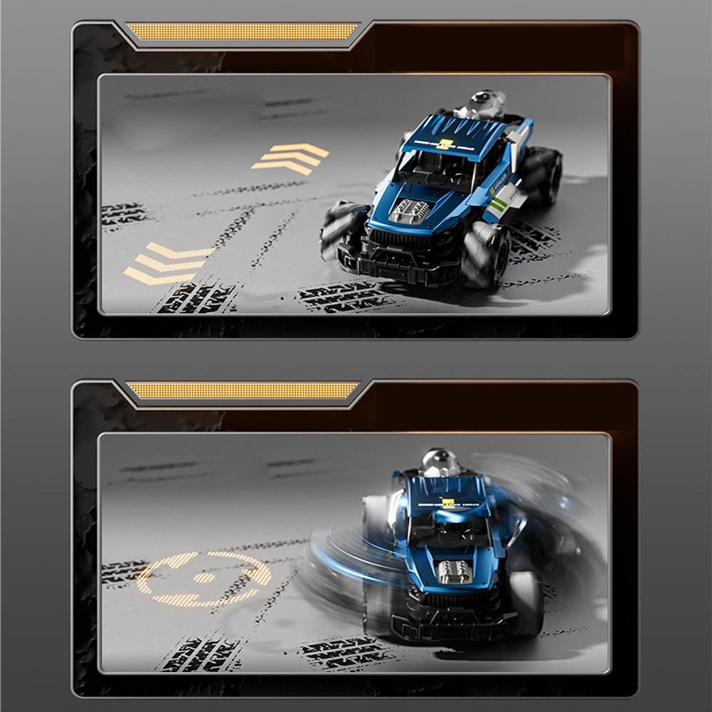 2.4G Remote Control Car 4WD Drifting RC Stunt Car With Light Music Spray Remote Control Off-Road Vehicle Toys Gifts For Kids