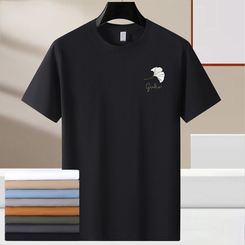 Летняя повседневная мужская футболка с принтом из мягкой хлопчатобумажной ткани M 1484₽