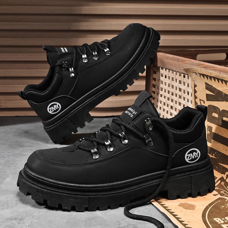 

2024 зимние уличные ботинки из ревеня, рабочие страховые рабочие ботинки, новые модные мужские ботинки, британские флисовые ботинки Martin 44