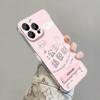 Princess Please Get Rich Stand Is Suitable for Apple 16PRO Transparent Phone Case 15 Ultra-thin Borderless 14 Fine Hole Anti-drop X