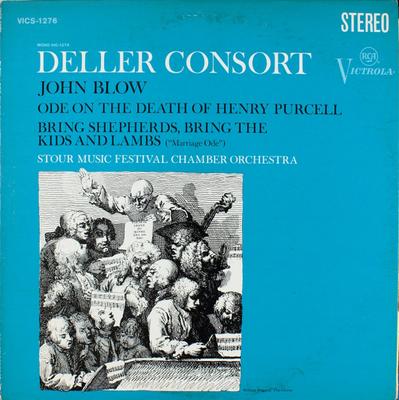 LP Schallplatte DELLER CONSORT, JOHN BLOW, STOUR MU - Ode auf den Tod von Henry Purcell / VICS1276 RCA Victrola 1967 US Klassik Gebraucht