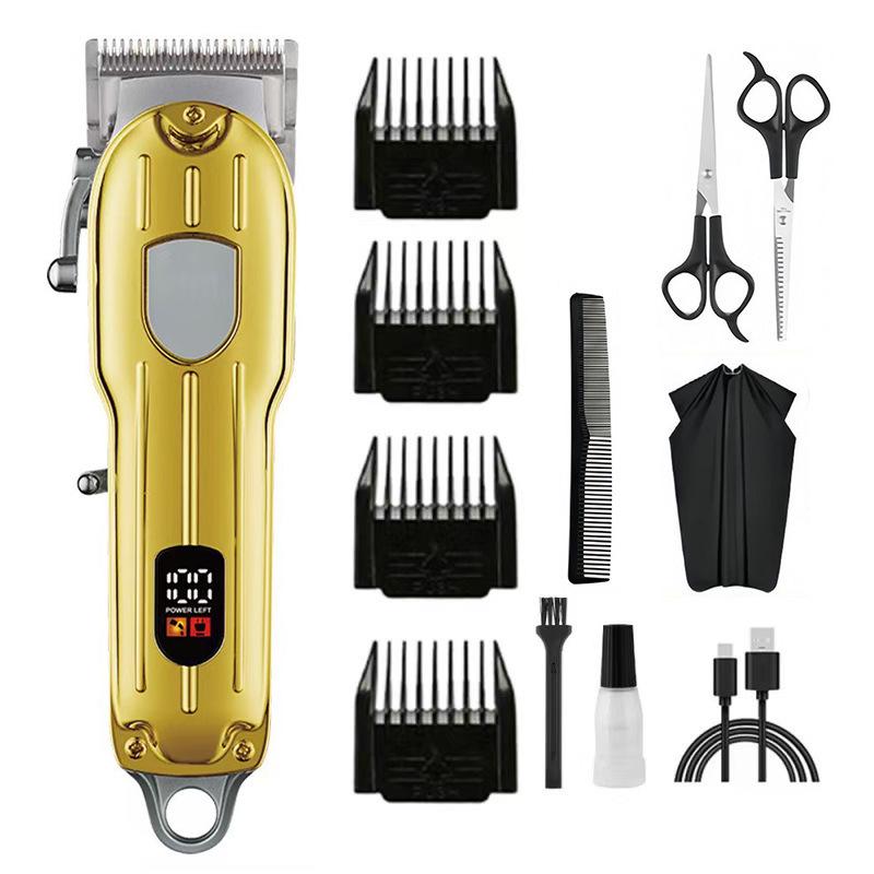 Rechargeable Electric Hair Clipper: Universal Trimmer for Family & Bald Heads