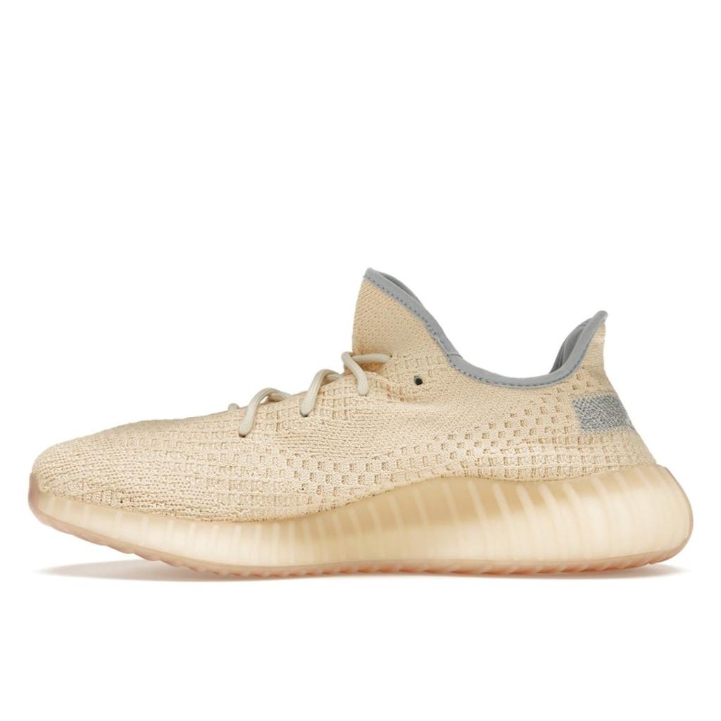 Adidas Yeezy Boost 350 V2 Linen Unisex Sneakers Yellow FY5158