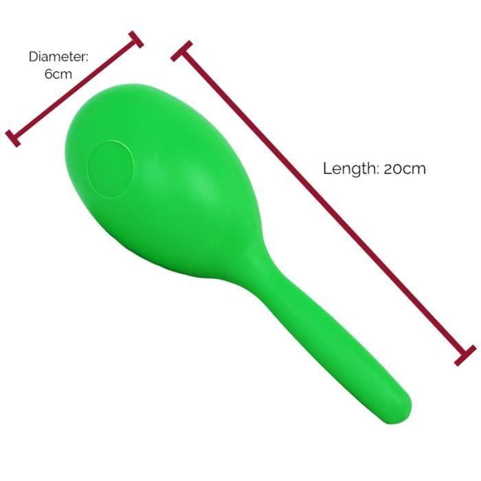 A-Star Maracas en plastique - vert