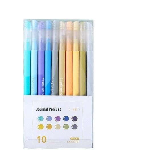 Morandi Color Gel Pen Set: Quick-Drying Student Planner & Children's Drawing Pens